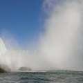 Les chutes Niagara au fil de l'eau durant la croisière