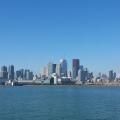 La silhouette de la ville de Toronto depuis le port
